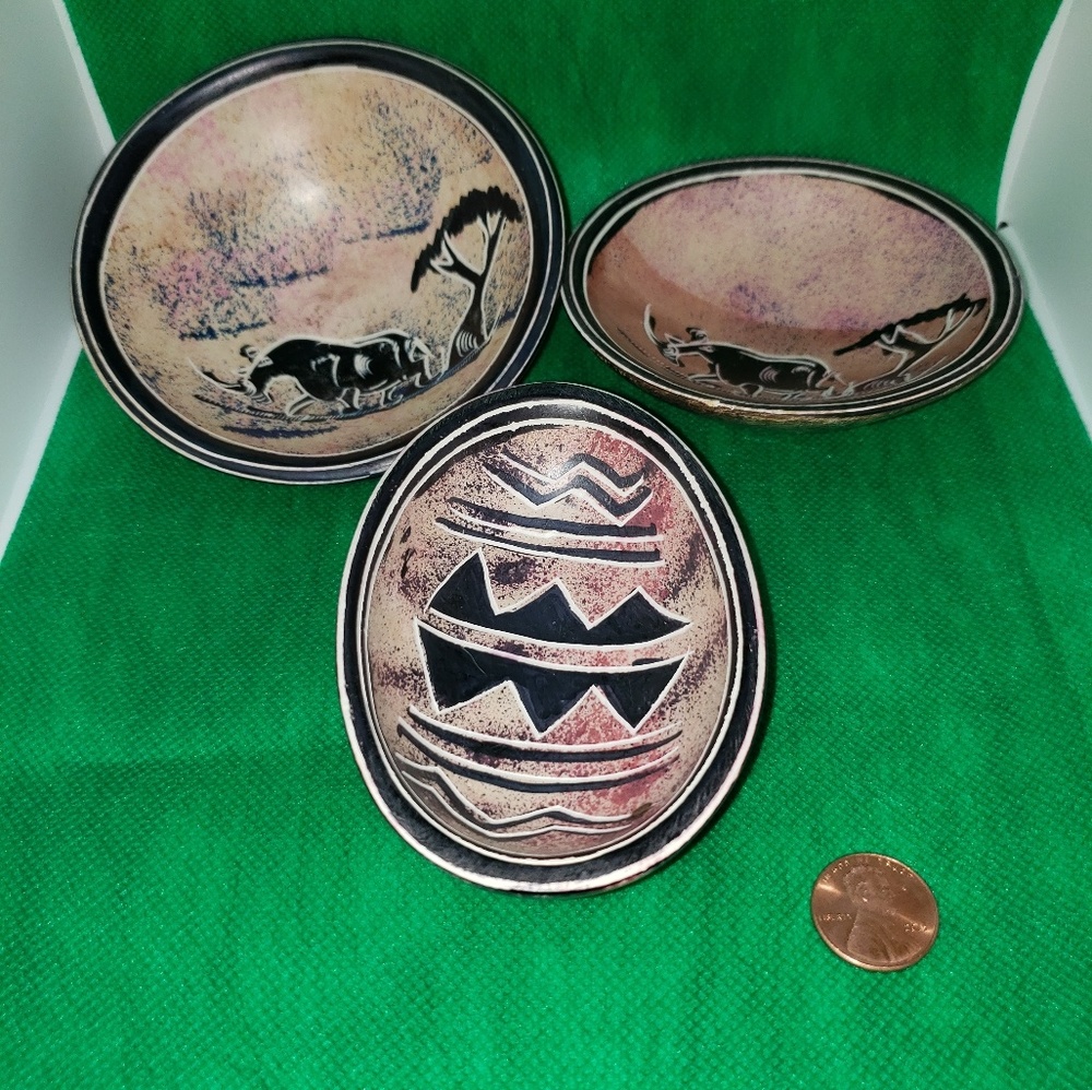 *Gifted*Soap/jewelry stone dish set - handmade NWT